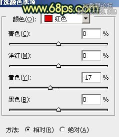 ps处理树林人物图片柔和的暗青色