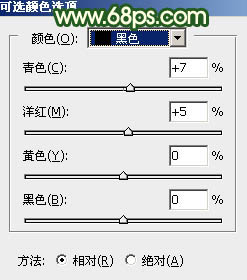 橙色調，調出高對比的暗調橙綠色照片教程