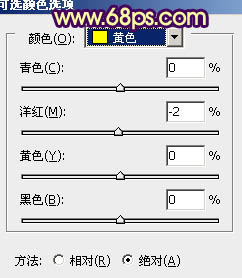 ps非主流柔和黄绿色教程