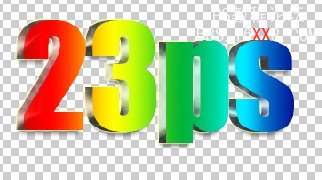 PhotoShop制作多彩3D立体文字效果的教程