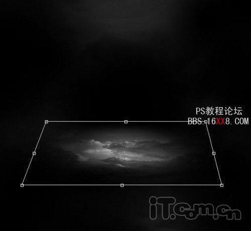 PS合成非常震撼的火山噴發字