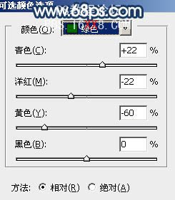 Photoshop打造暗调蓝紫色的森林图片