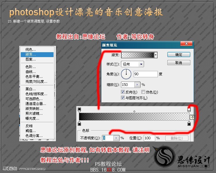 PhotoShop制作创意十足的音乐海报的教程