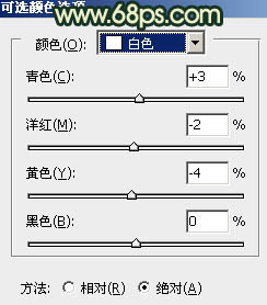 ps給外景情侶圖片加上古典青黃色