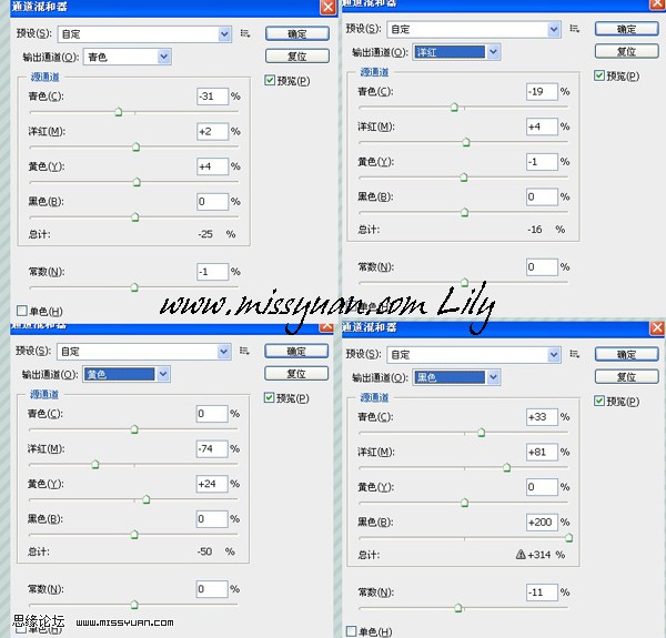 ps红外线效果