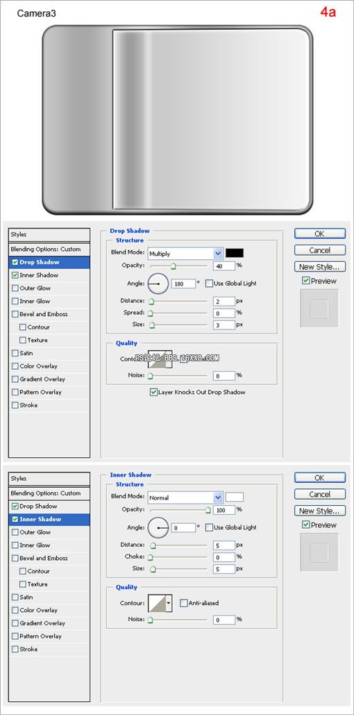 Photoshop CS3鼠繪教程:數碼相機