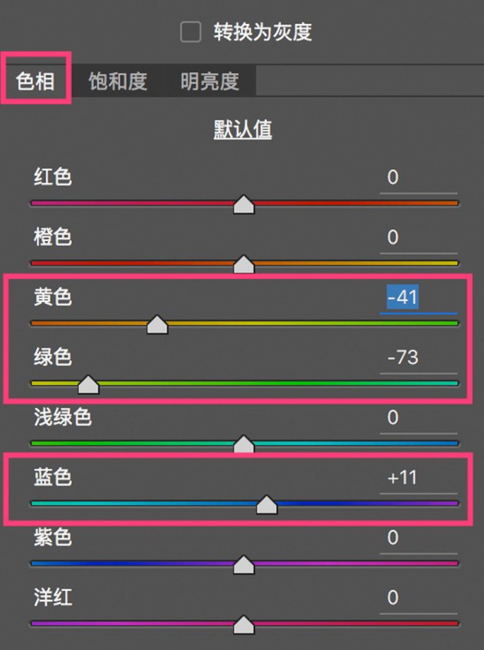 調色知識，ACR及LR的HSL面板的調色知識