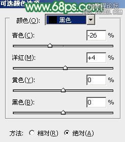 ps非主流小清新黃綠效果