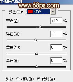 ps給山景婚紗照片增加好看的霞光色