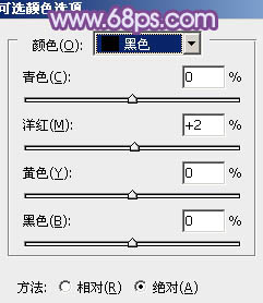 ps非主流藍紫色粉調效果