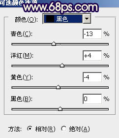 ps给街道美女图片加上淡淡的暖色调