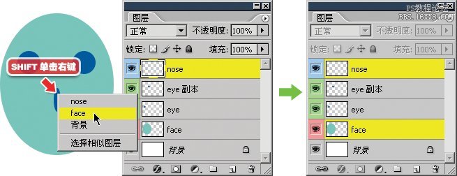 ps大师之路:图层的选择