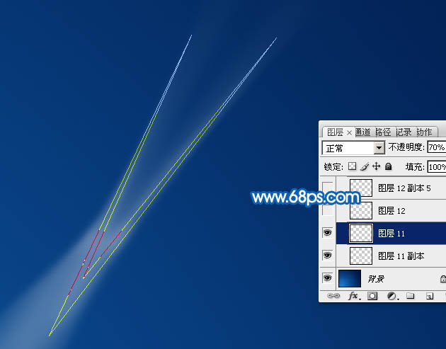 ps制作发光的光晕图片