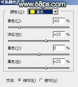 黄褐色，调出高对比的黄褐色暗调人像效果教程