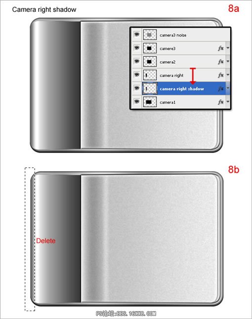 Photoshop CS3鼠繪教程:數碼相機