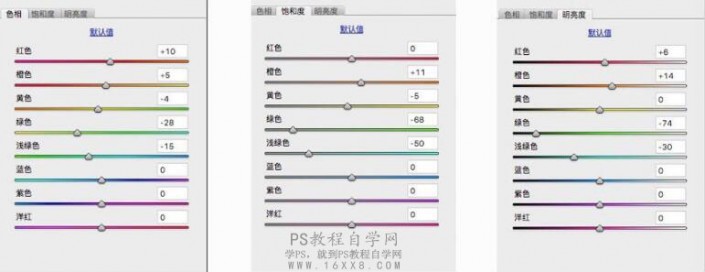 復古色，通過PS調出暗黑的復古人像效果照片