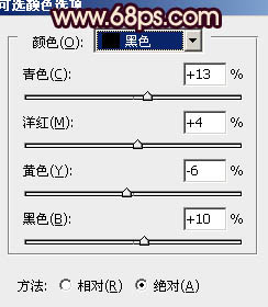 ps給室內人物圖片增加淡淡的青黃色