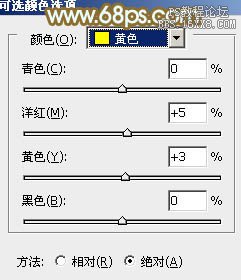 ps调出青黄色非主流色