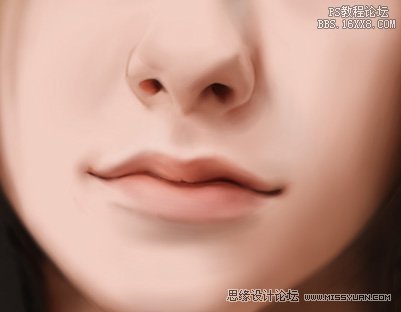 Photoshop詳細繪制人物寫實插畫教程,PS教程,思緣教程網