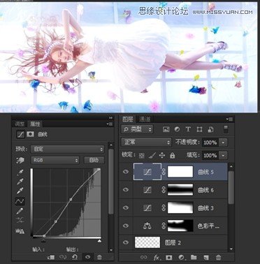 ps cc調潔白的清新色調