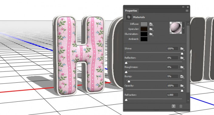 3D功能，通过PS的3D功能制作沙发上的靠枕