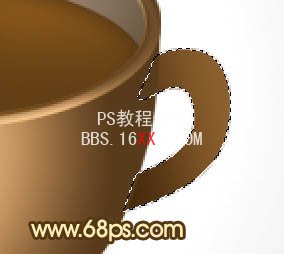 Photoshop鼠绘教程:精致的小茶杯图标