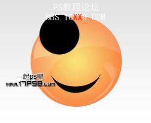 Photoshop設(shè)計(jì)高光卡通笑臉表情圖標(biāo)