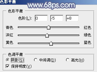 ps调出冷冷的淡蓝色调教程