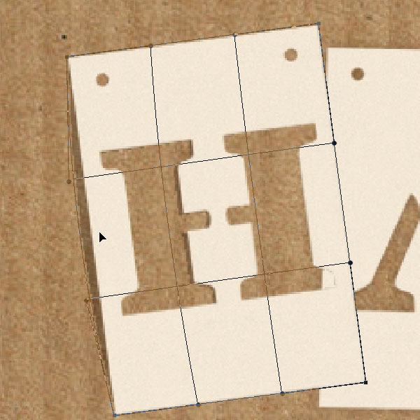 鏤空字，ps制作鏤空的卡片字教程