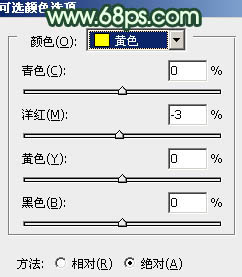 ps非主流青黄色韩系效果