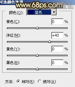 ps處理草地婚紗照片柔和的暗調黃褐色