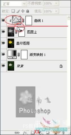 photoshop调色教程:制作金色莲花