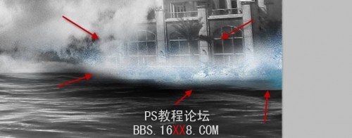 PS教程:合成世界末日的水上城市