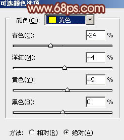 ps調非主流橙紅色