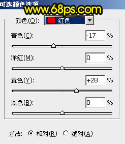 霞光效果，给古镇调出橙黄暖色的霞光效果