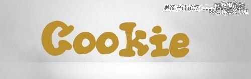 ps餅干字教程