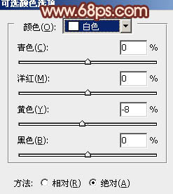 ps调非主流橙红色