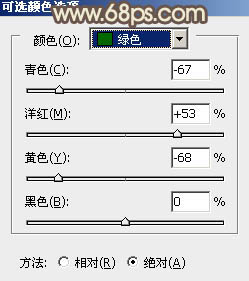 ps调出树林人物图片纯美的淡黄色