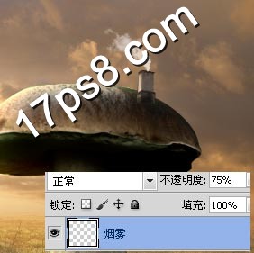 PS照片合成蘑菇屋教程