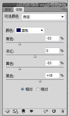 ps调出外景人像高对比度冷色效果