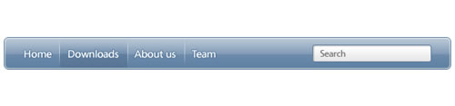 Photoshop制作水晶風(fēng)格網(wǎng)站導(dǎo)航條