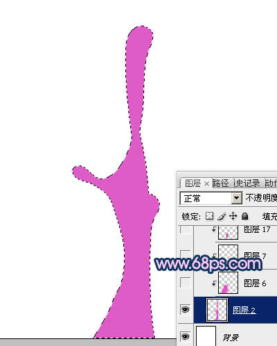 ps制作非常精致的3D動感液滴