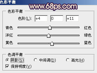 ps調出紫色非主流照片效果教程