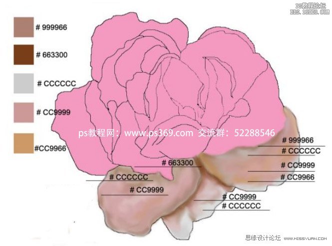 Photoshop繪制母親節(jié)康乃馨教程,PS教程,思緣教程網(wǎng)