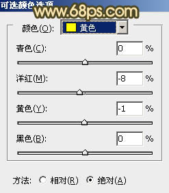 ps非主流经典暗调青黄色