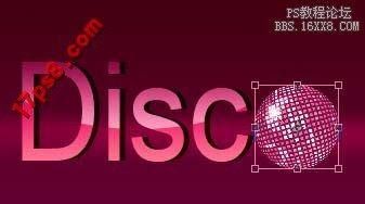 用ps制作DISco风格logo