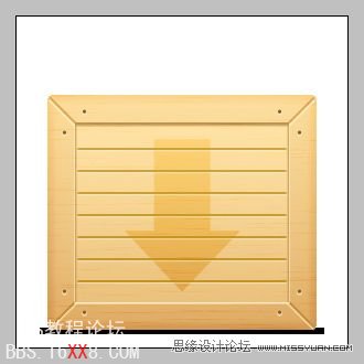 Photoshop教程:设计一个漂亮的3D木箱