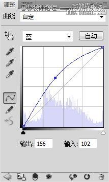 ps外国流行的蓝色冷艳效果