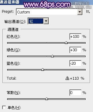 ps處理樹林人物圖片流行的日韓粉藍色