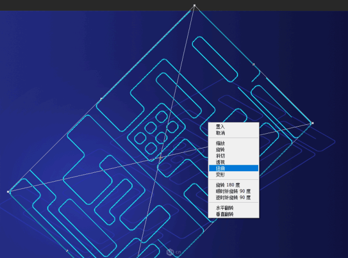 插画制作，用PS制作科技感爆棚的立体感插画